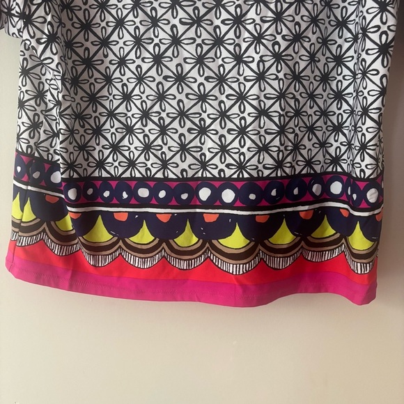 Trina Turk Mandalay Tunic Swim Cover-Up Geometric Pattern Stretch Women’s XL - Picture 5 of 7